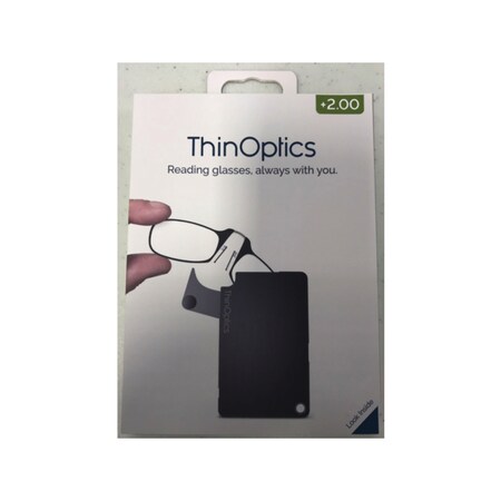 Thinoptics Readers/Flshcrd +2.00 FCB2.0BLACKISR